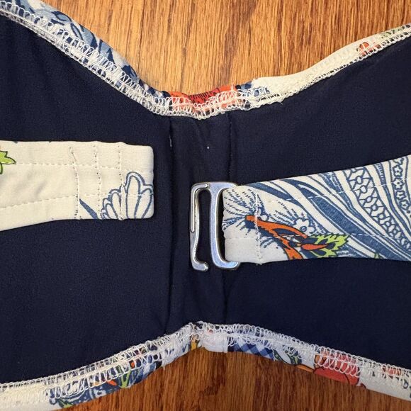 LUCKY BRAND Printed Floral Bandeau Bikini Set M/L - Picture 4 of 12
